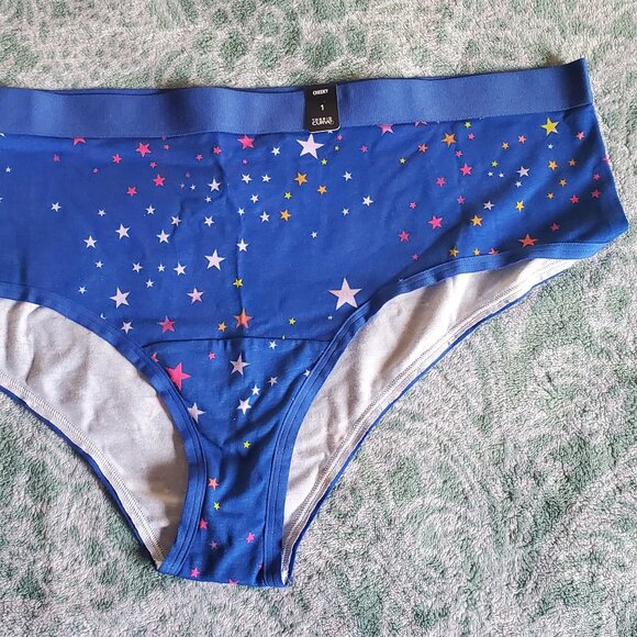Torrid NWT Women's Plus Size 1X (14/16) Blue Starry Night Cheeky Panties - Picture 4 of 8